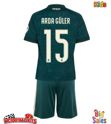 Real Madrid Arda Guler #15 Replica Away Stadium Kit for Kids 2026-27 Short Sleeve (+ pants)